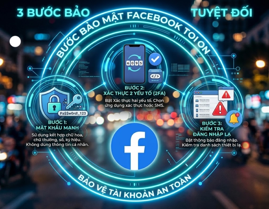 Thủ thuật bảo mật Facebook và chống hack tài khoản tuyệt đốic thủ thuật mạng xã hội mới nhất năm 2026
